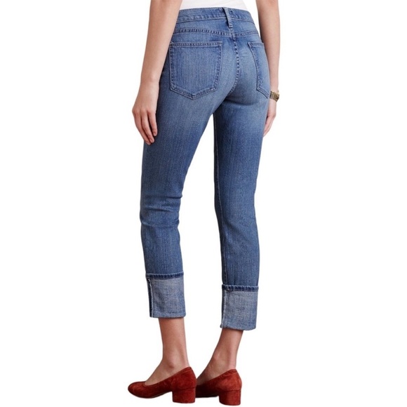 Current Elliott cuffed cropped casual denim - Picture 2 of 11